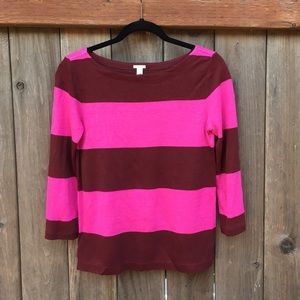 SHOP CLOSING! J. Crew Striped Long Sleeve Top
